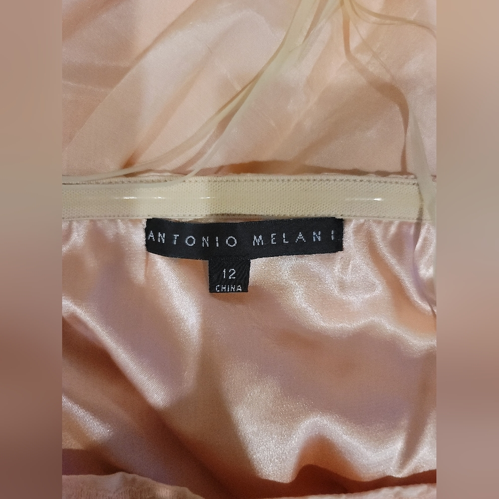 Peach Spring Dress - Picture 2 of 4